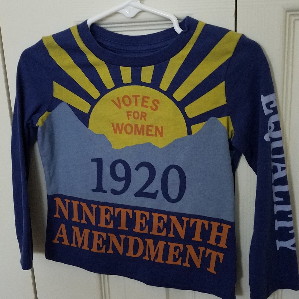 Peek, 19th Amendment LS tee, 2T